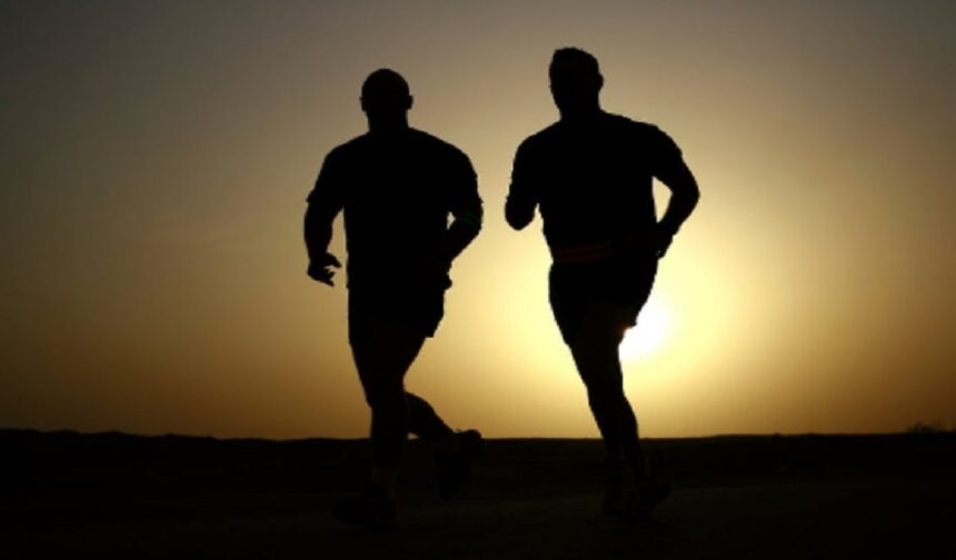 running at night