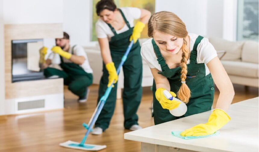 cleaning apartments